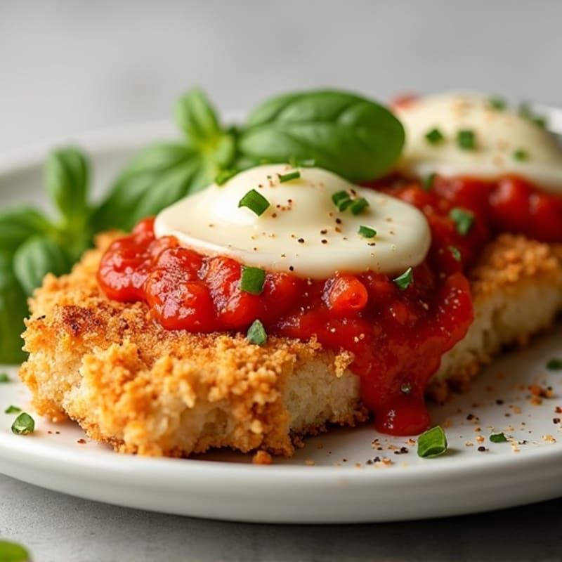 Crispy Baked Chicken Parm with Marinara