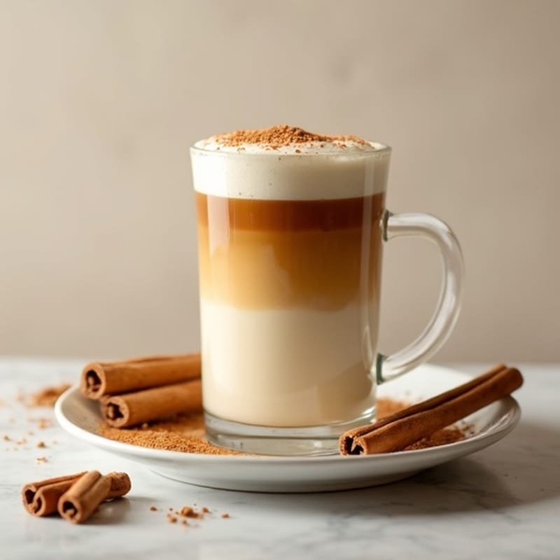 Creamy Cinnamon-Spiced Coffee with Oat Milk