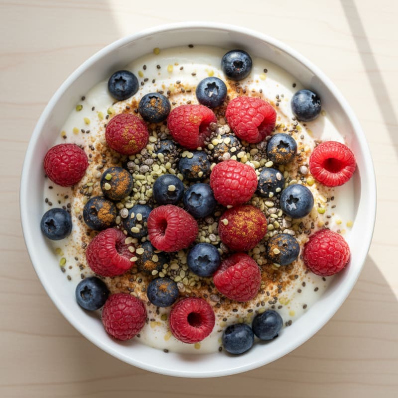 Mixed Berry Yogurt Kefir Bowl