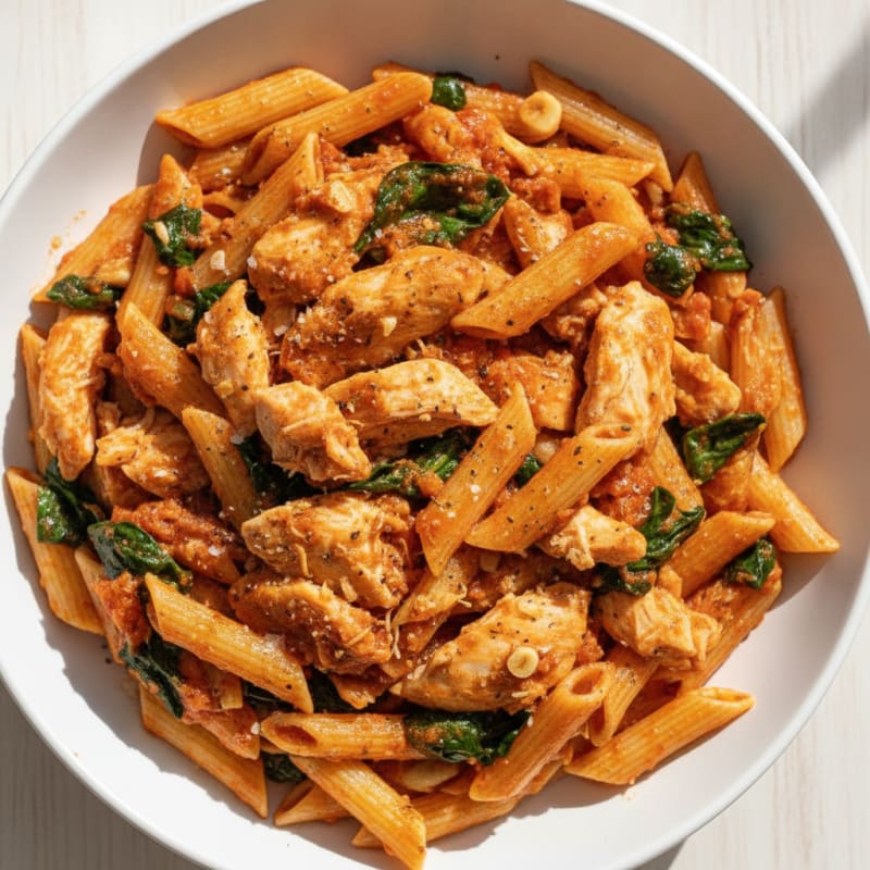 Shredded Chicken Protein Pasta