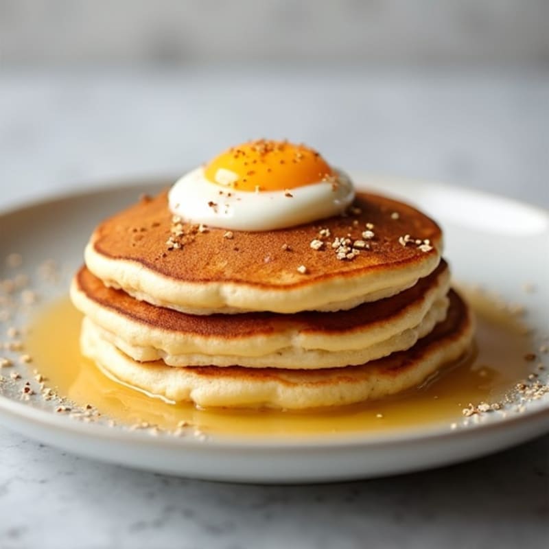 Fluffy Cottage Cheese Protein Pancakes