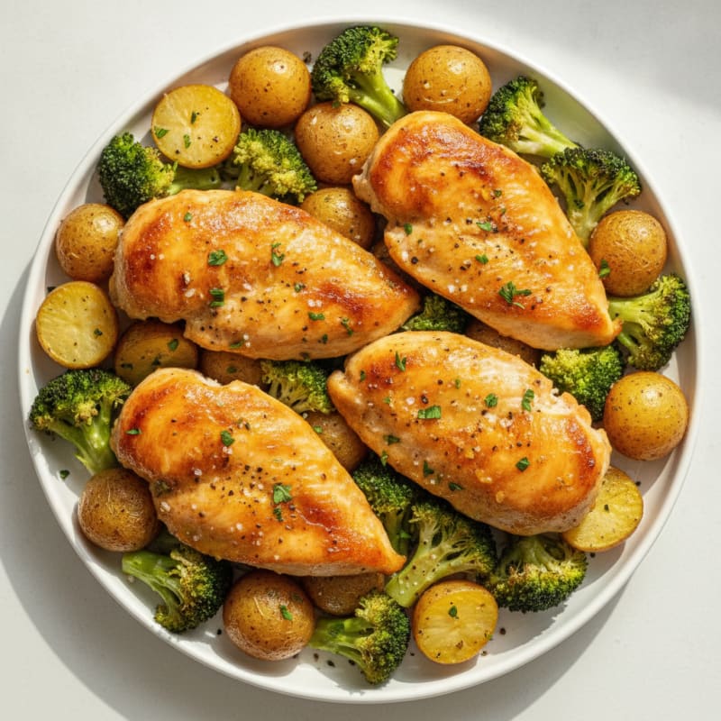 Sheet Pan Lemon Herb Chicken