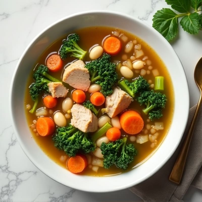 Hearty White Bean Chicken Kale Soup