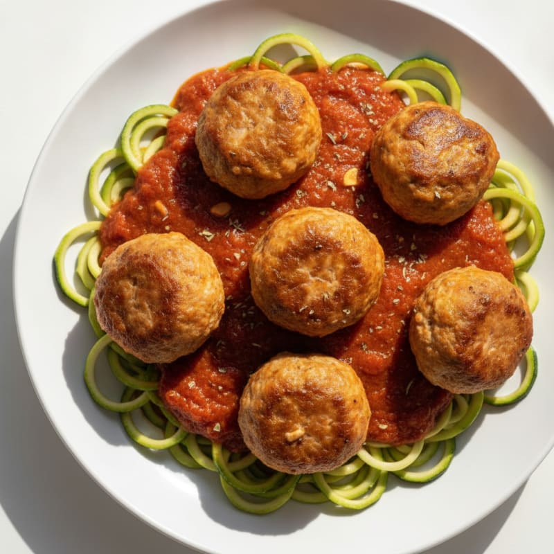 Chicken and Pork Meatballs with Marinara