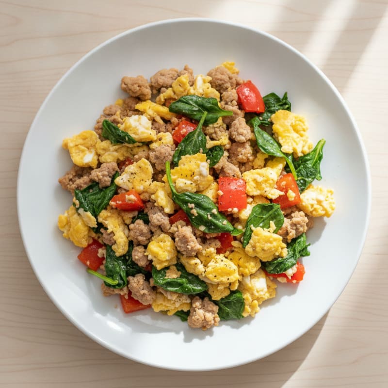 Savory Turkey and Egg Scramble