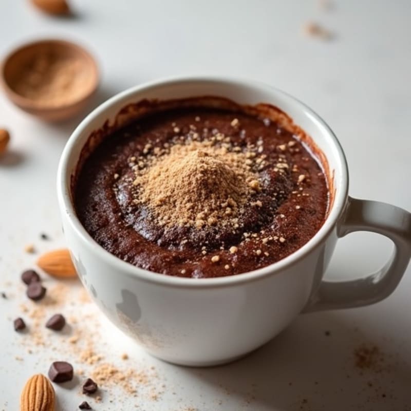 Protein-Packed Double Chocolate Mug Cake