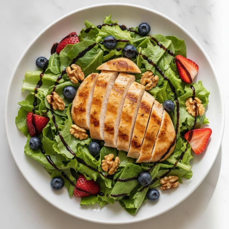 Grilled Chicken and Berry Salad