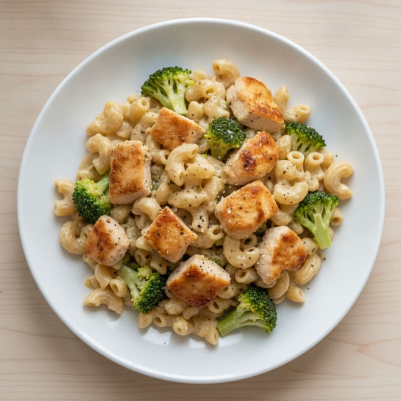 Chicken and Broccoli Mac and Cheese