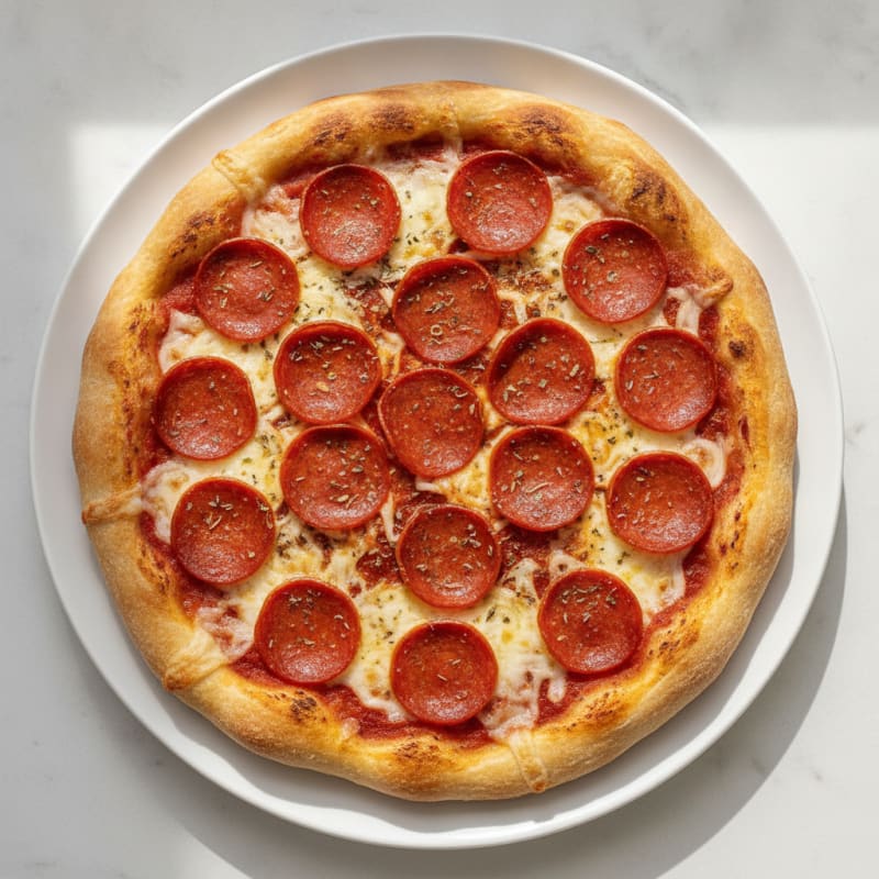 Stuffed Crust Pepperoni Pizza