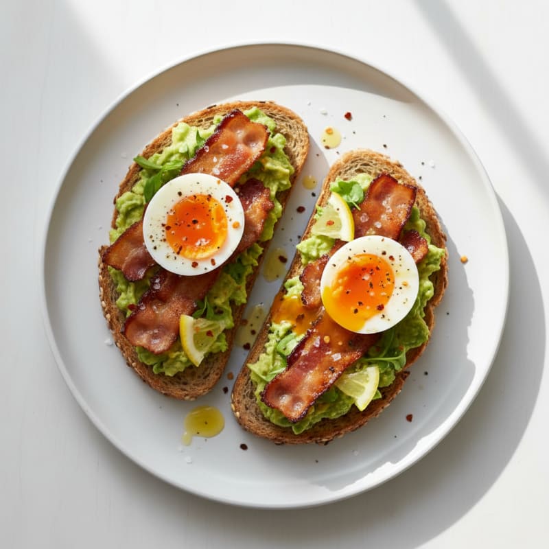 Crispy Turkey Bacon & Avocado Toast