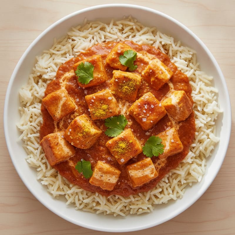 Spiced Butter Chicken with Basmati Rice