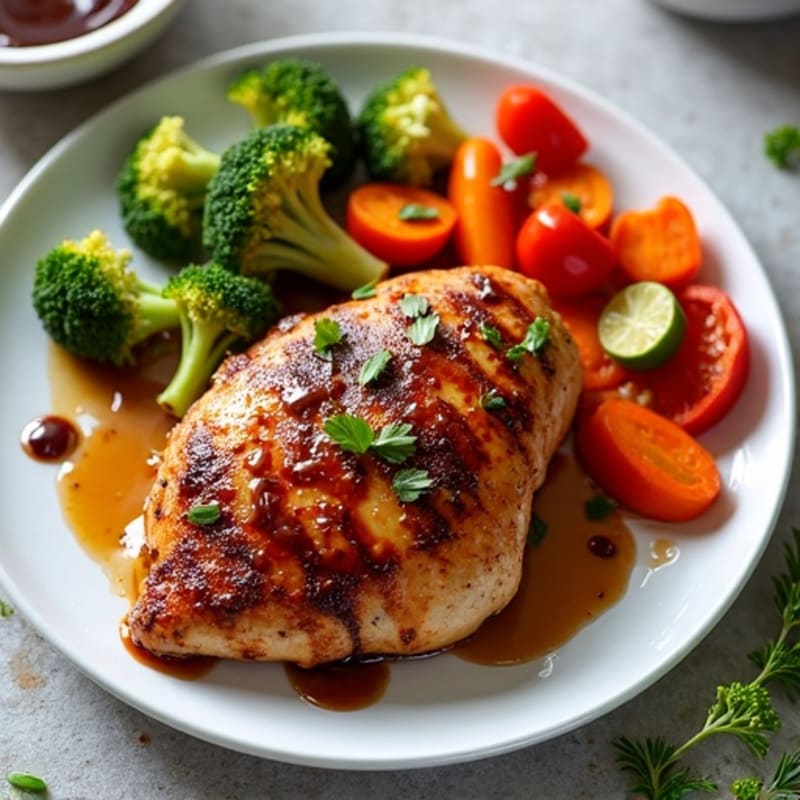 Sheet Pan Teriyaki Chicken with Roasted Vegetables
