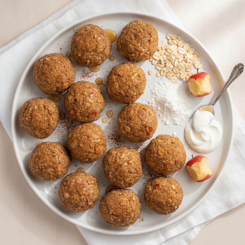 Cinnamon Apple Protein Bites