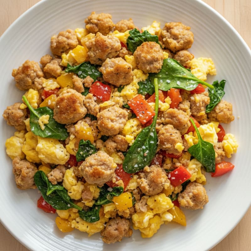 Hearty Sausage and Egg Scramble