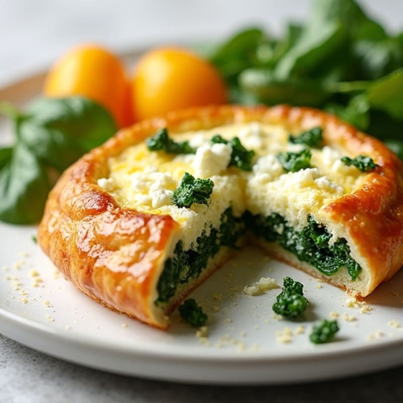 Crispy Spinach Feta Phyllo Pie