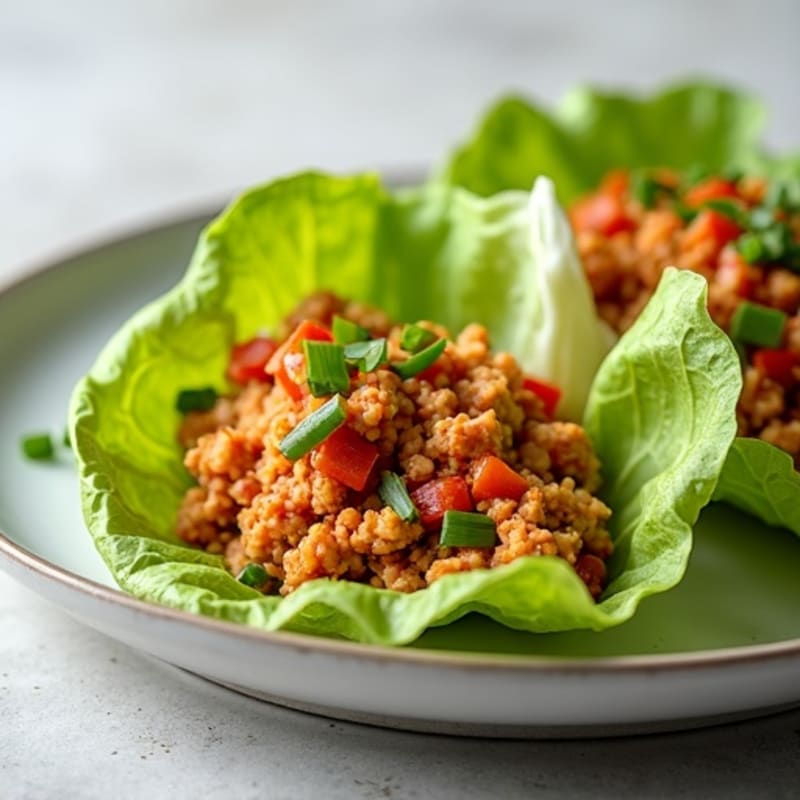 Spicy Sriracha Tuna Lettuce Wrap