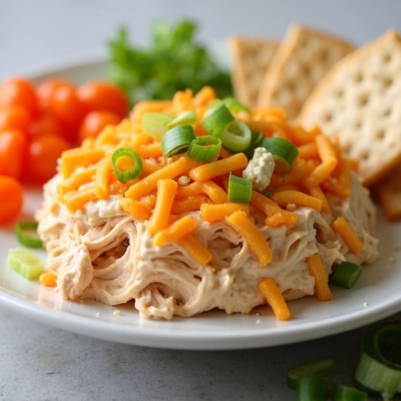 Creamy Greek Yogurt Buffalo Chicken Dip