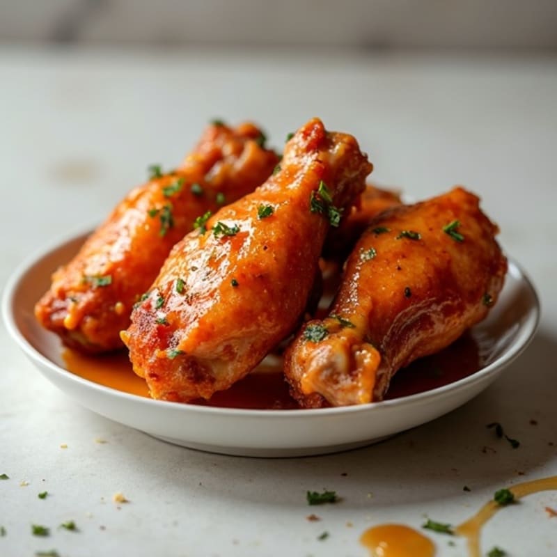 Crispy Honey Glazed Chicken Wings