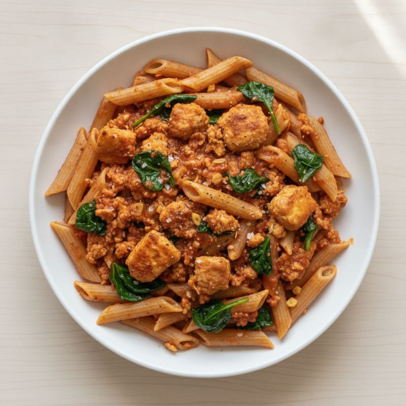 Ground Turkey Marinara Pasta