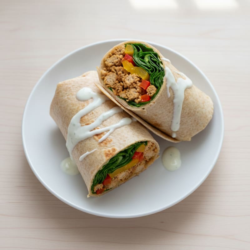 Turkey and Veggie Protein Wrap