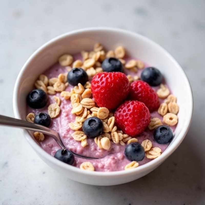 Protein-Packed Vanilla Berry Overnight Oats