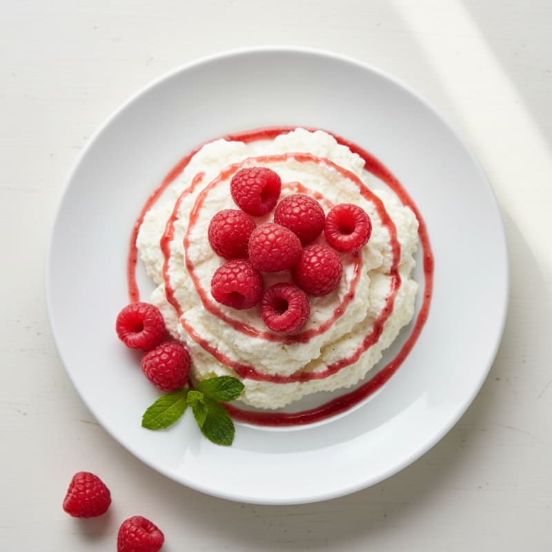 Silky Greek Yogurt Protein Mousse with Berries