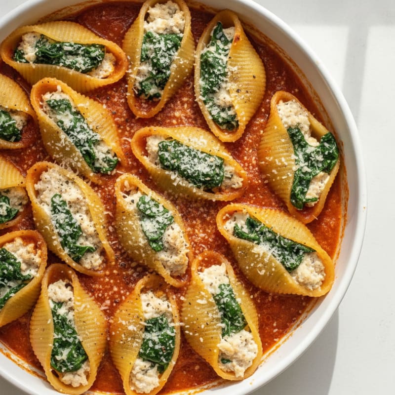 Spinach & Ricotta Stuffed Shells