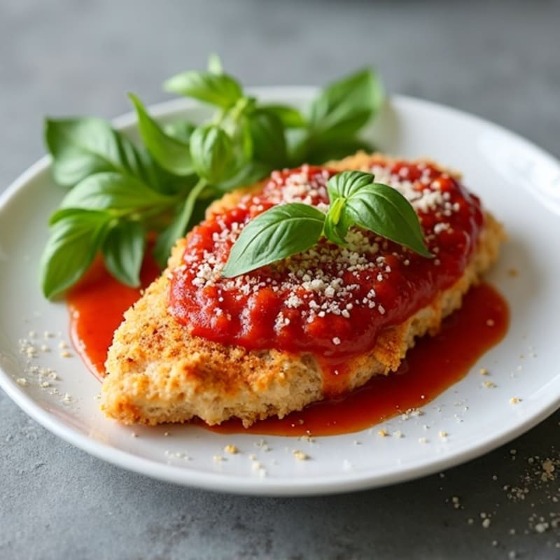 Crispy Baked Chicken Parmesan with Fresh Herbs