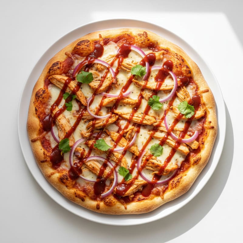 High-Protein BBQ Chicken Pizza