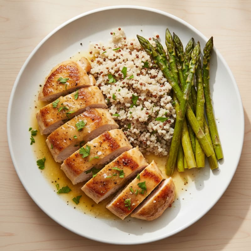 Pan-Seared Chicken with Lemon-Herb Sauce