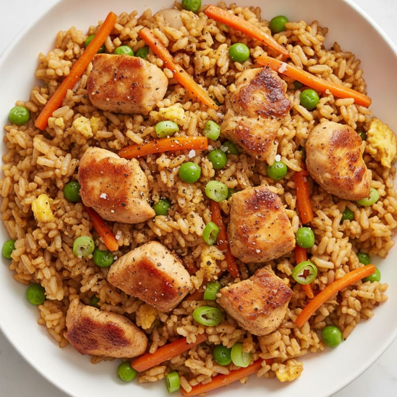 Chicken and Vegetable Fried Rice