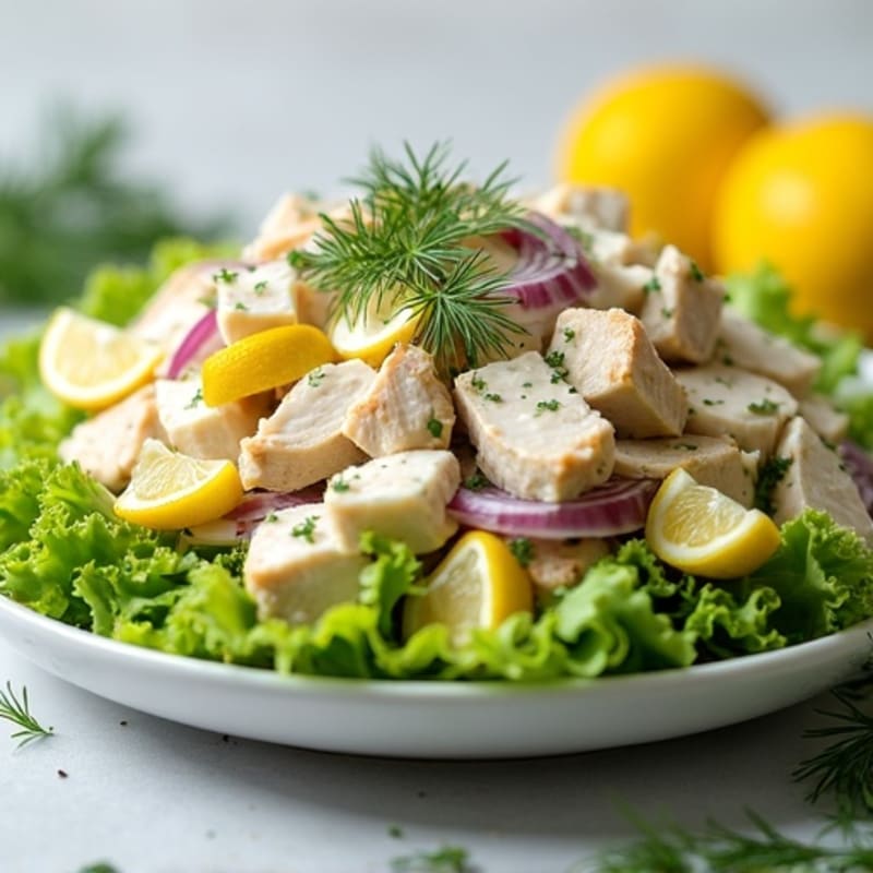 Creamy Lemon Herb Chicken Salad