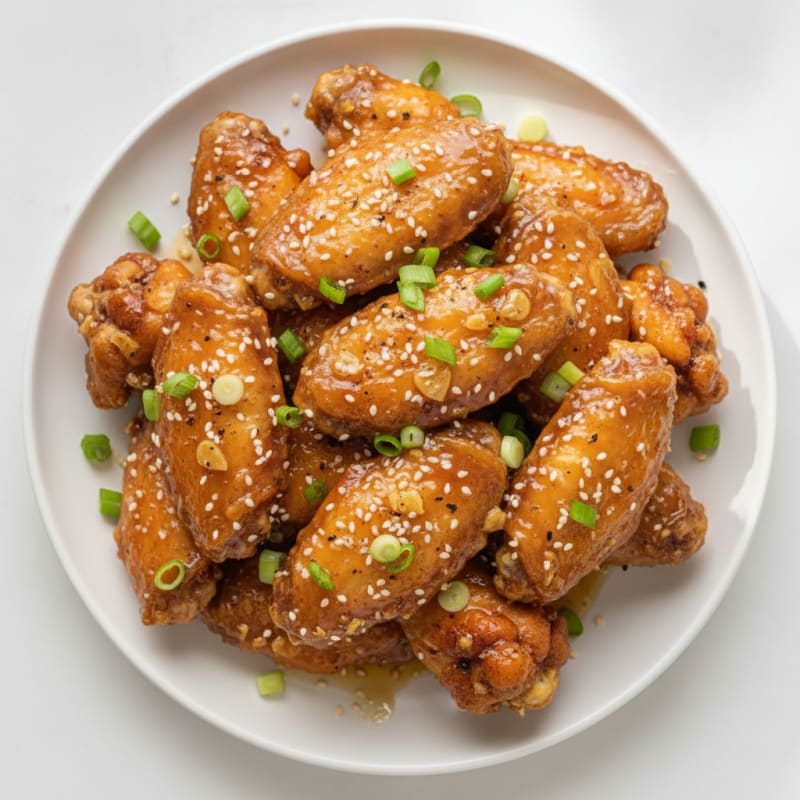 Honey-Garlic Glazed Chicken Wings