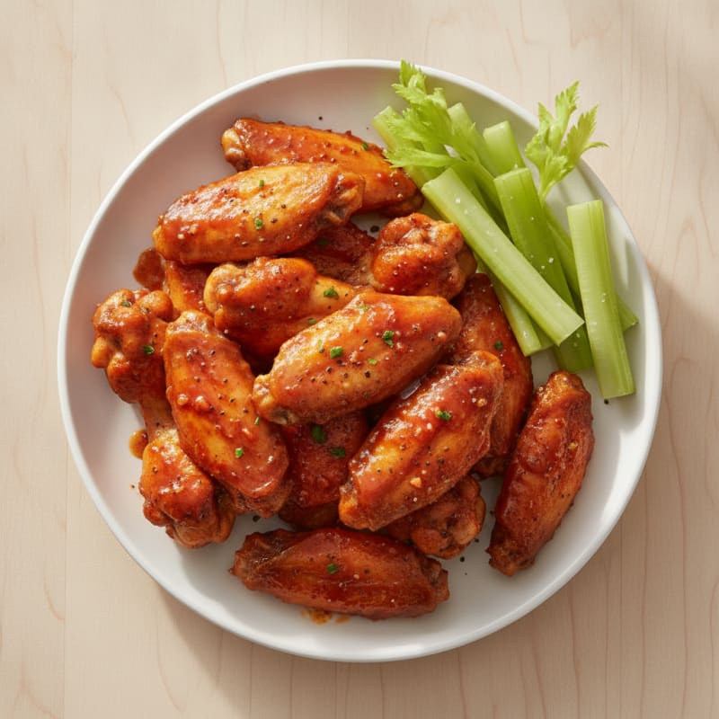 Sweet and Spicy BBQ Chicken Wings