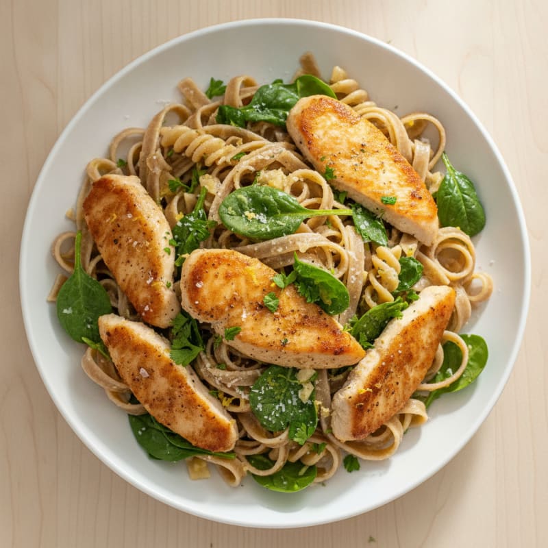 Lemon-Herb Chicken Fettuccine