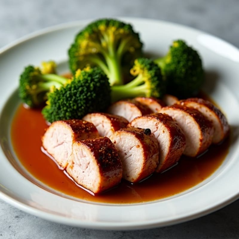 Lean Roasted Pork Tenderloin with Sticky Char Siu Glaze