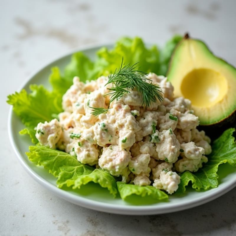 Creamy Herb Tuna Salad with Crisp Celery