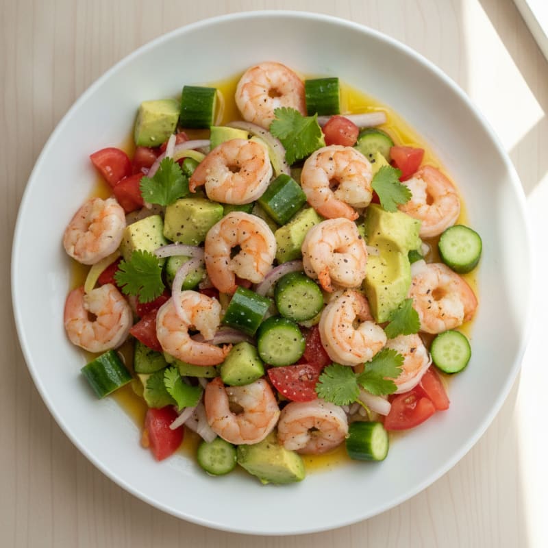 Shrimp Avocado Ceviche with Citrus Marinade