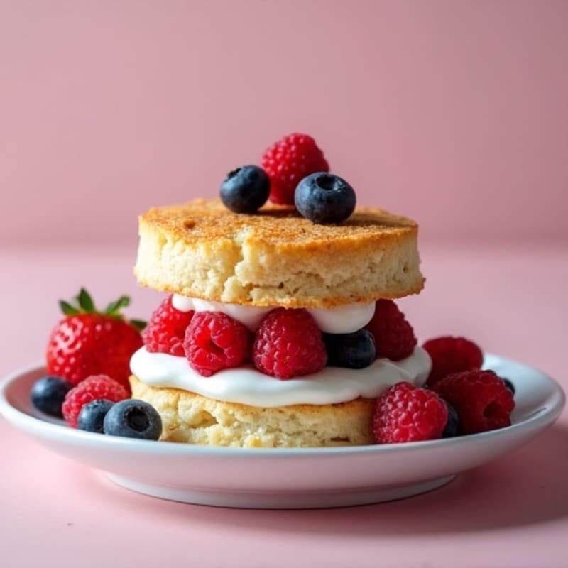 Protein-Packed Greek Yogurt Berry Shortcake