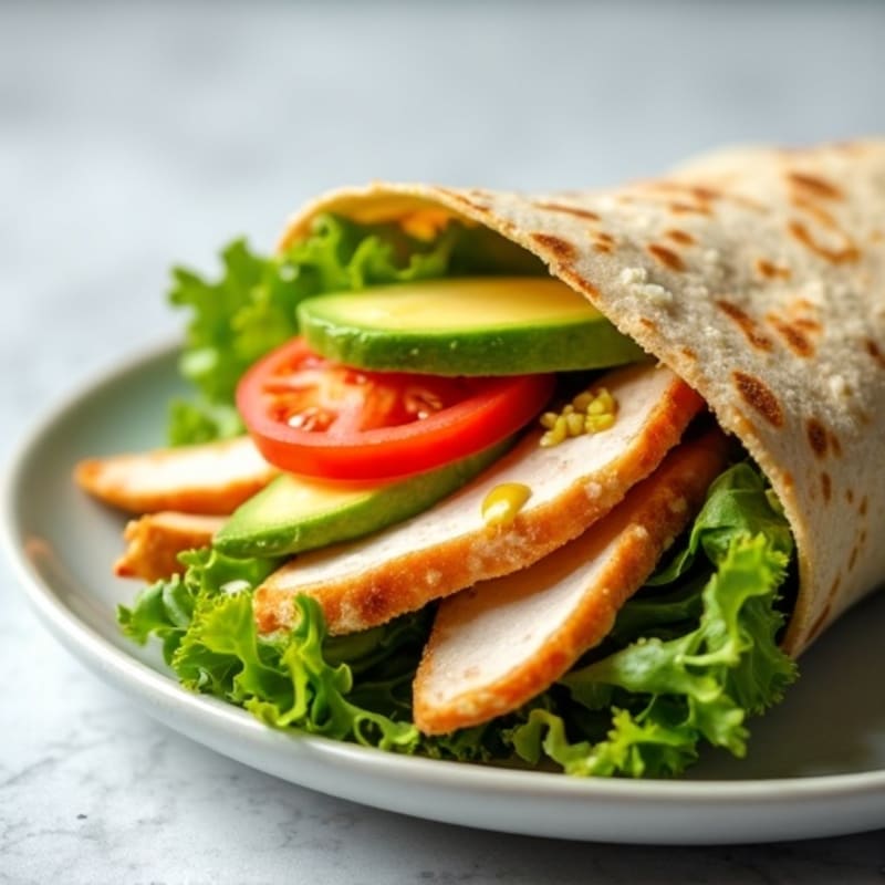 Fresh Turkey Avocado Wrap