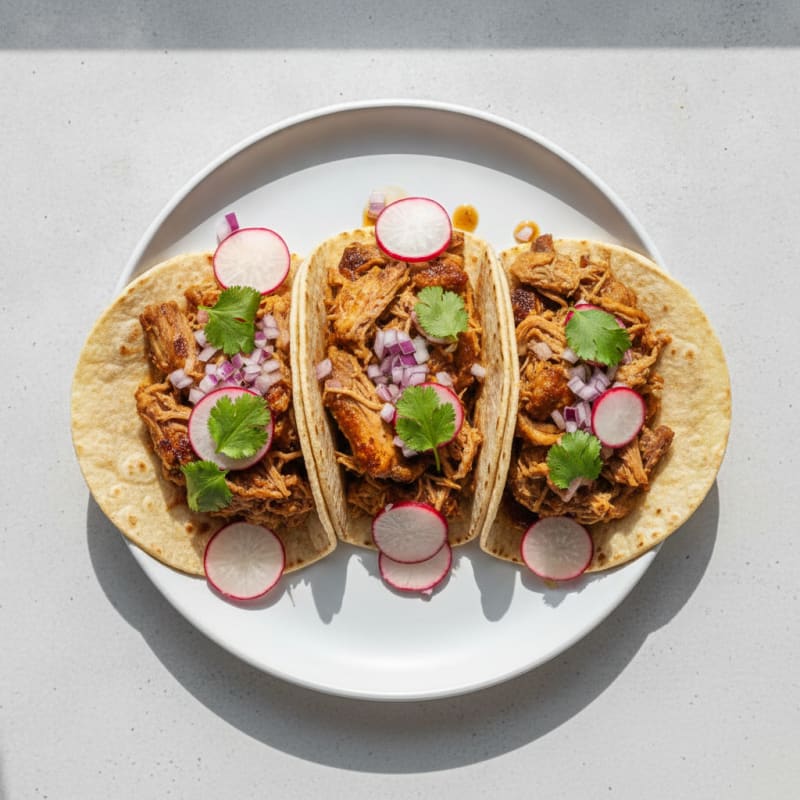 Slow-Cooked Pork Carnitas Tacos