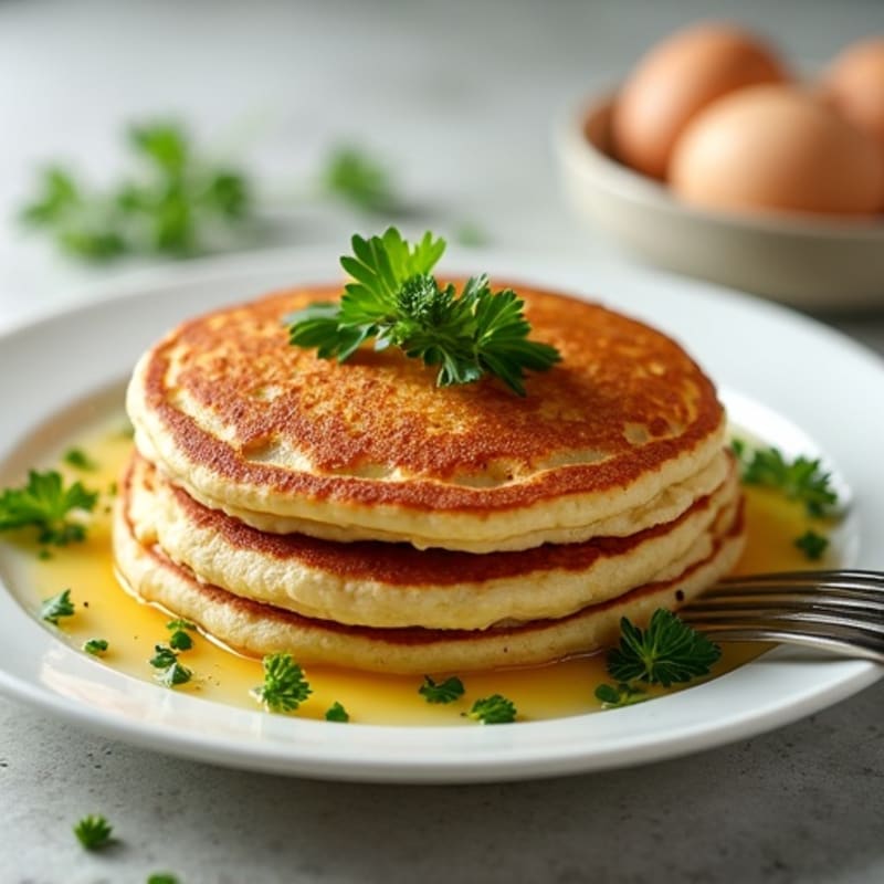 Savory Protein Pancakes with Herbs