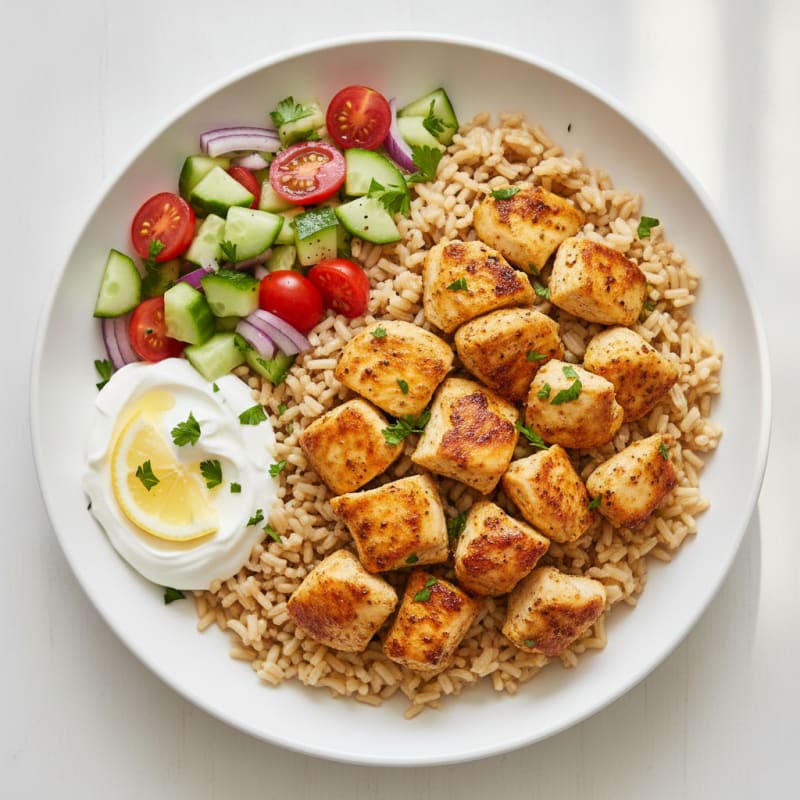 Chicken Shawarma Rice Bowl