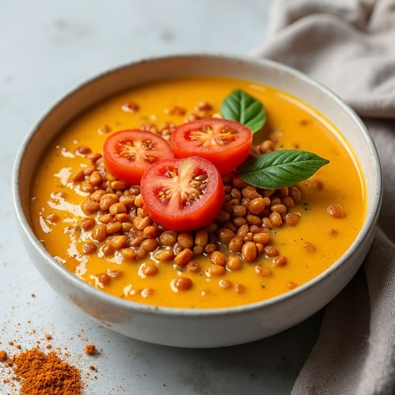 Creamy Spiced Red Lentil Dal