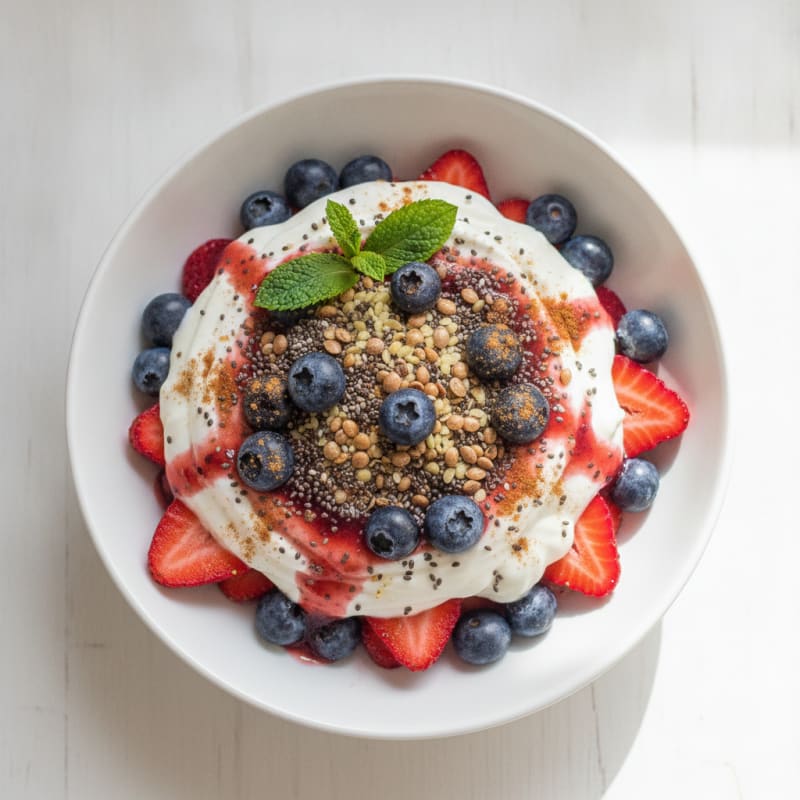 Berry Chia Seed Yogurt Parfait