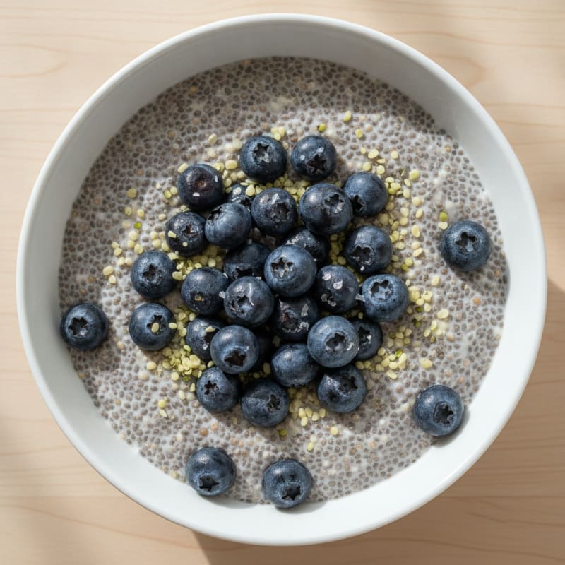 Blueberry Chia Seed Pudding