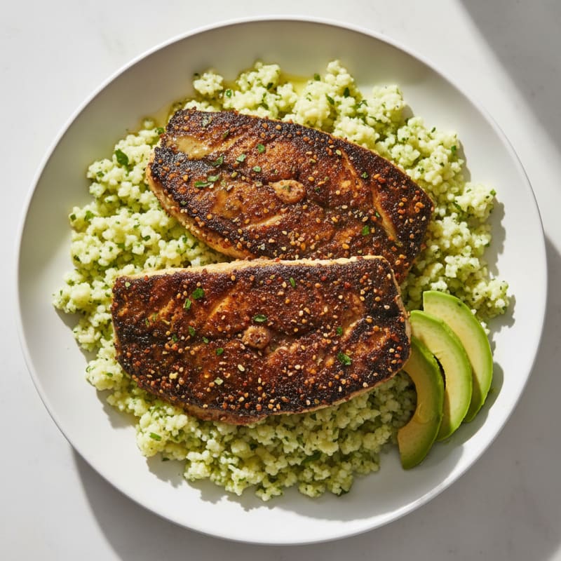 Crispy Cajun Blackened Catfish Fillets