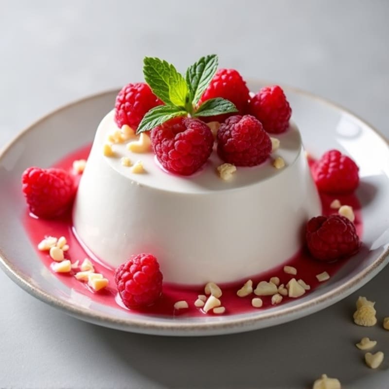 Silky Raspberry Greek Yogurt Mousse with White Chocolate