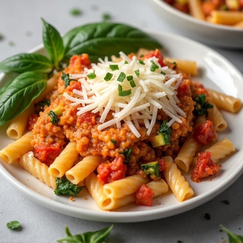 Protein-Packed Turkey and Vegetable Ziti Bake