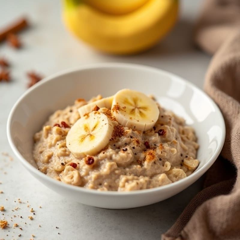 Creamy Spiced Banana Oatmeal